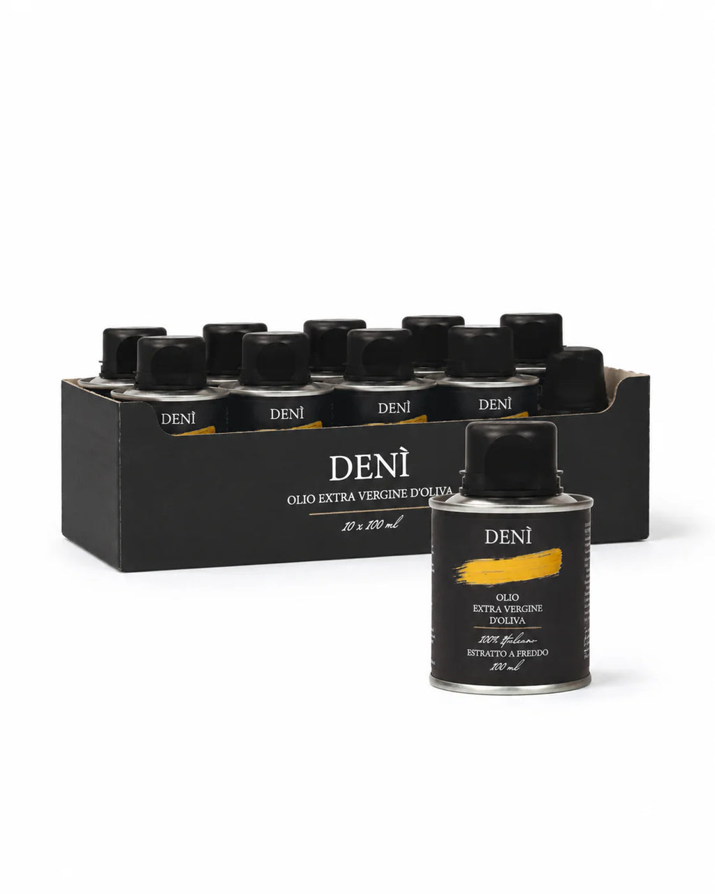 Olio Extra Vergine d’Oliva DeNì — Pack 100ml Lattine