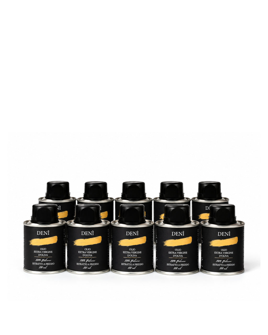 Olio Extra Vergine d’Oliva DeNì — Pack 100ml Lattine