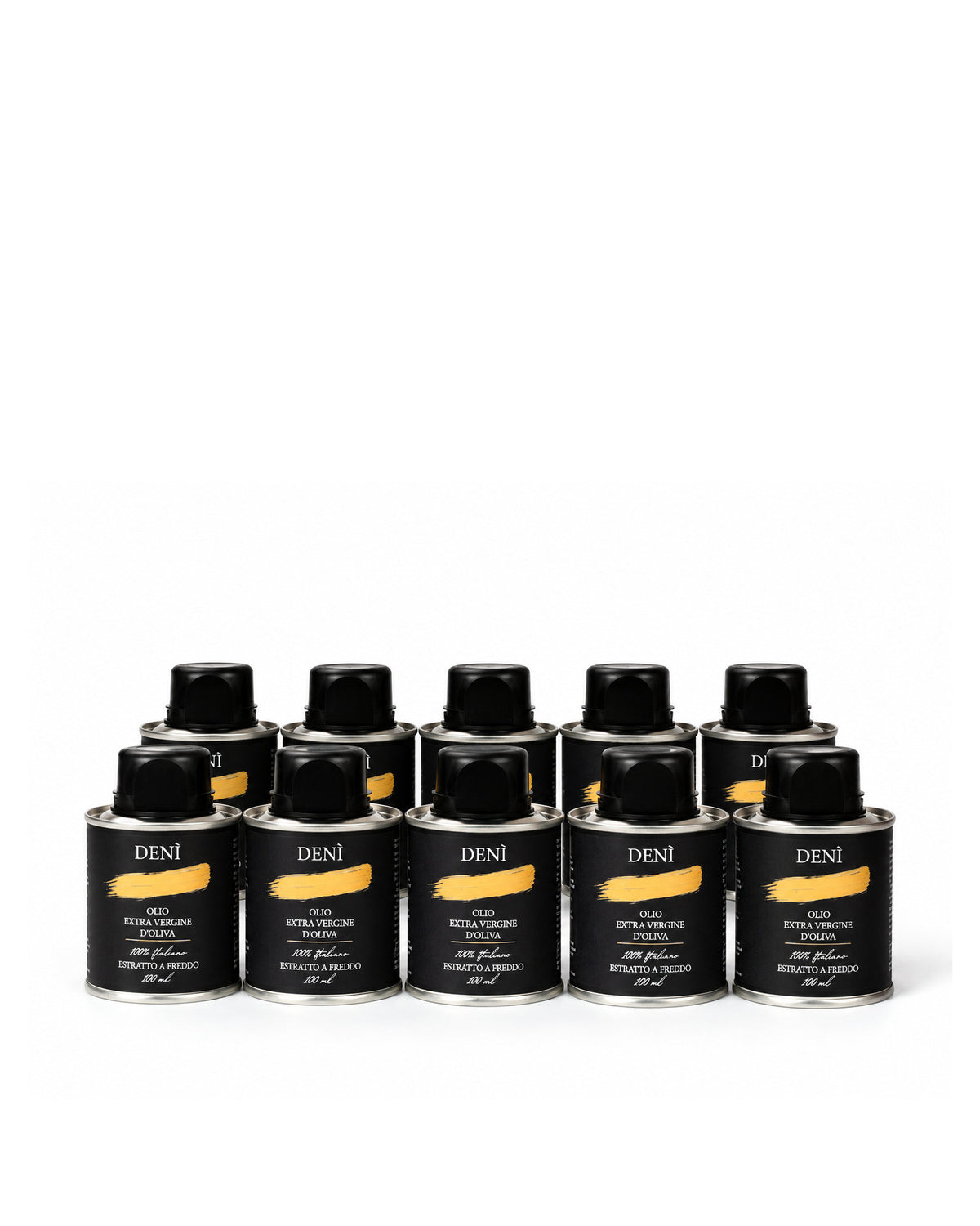 Olio Extra Vergine d’Oliva DeNì — Pack 100ml Lattine